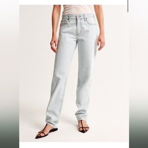 Low Rise Stacked Taper Jean Abercrombie and fitch